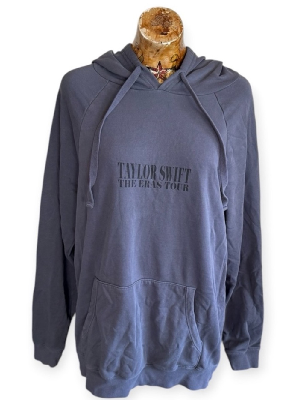 Official Taylor Swift The Eras Tour Washed Blue Hoodie Medium M Concert Merch